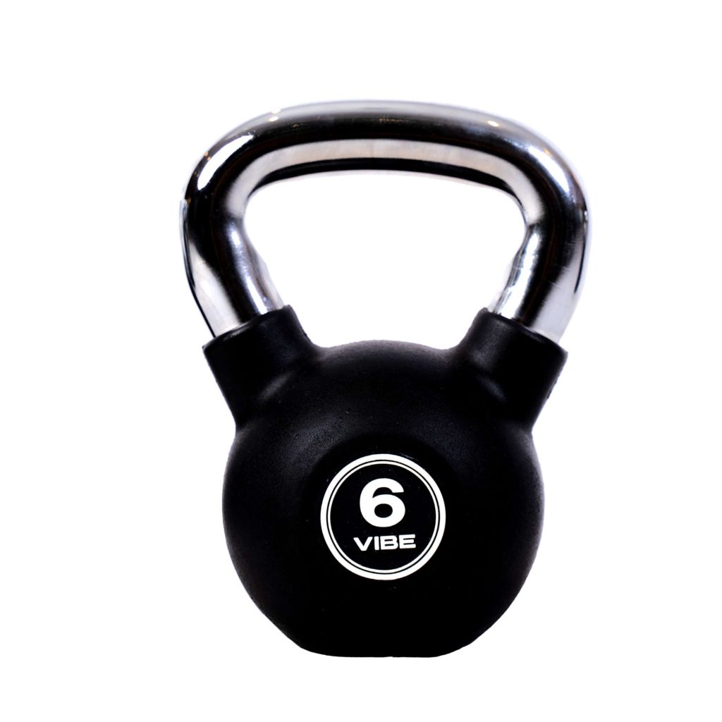 Rubber Coated Kettlebell 6 Kg Vibe
