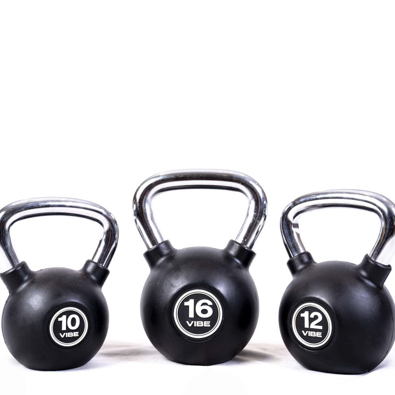 Rubber Coated Kettlebell 10 Kg Vibe
